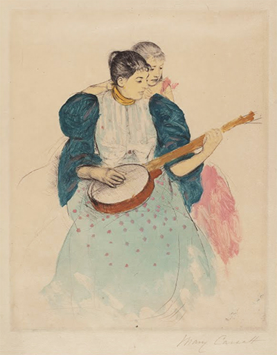 The Banjo Lesson Mary Cassatt